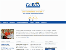 Tablet Screenshot of div11.calrta.org