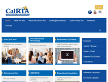 Tablet Screenshot of calrta.org